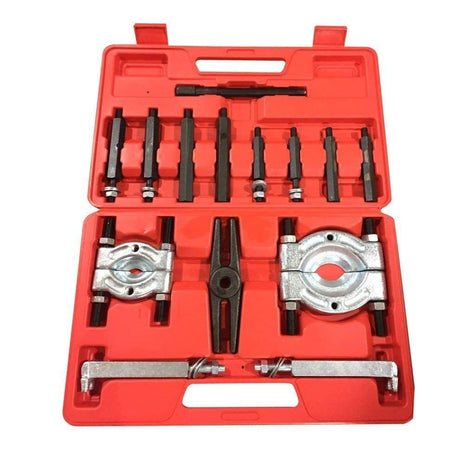 VOLTZ DN-D1013 14 Pcs Bearing Puller Capacity Separator Wheel Hub Axle Puller Pinion Removal Splitter Tool Kit 14PCS…