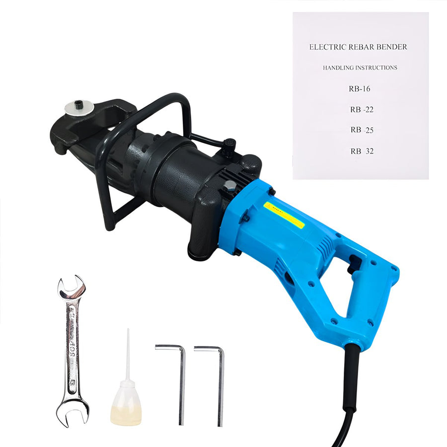 VOLTZ RB-25 Hydraulic Rebar Bender & Straightener 220V 16-25 MM Bar Bending Hand Hold Portable Iron Bar Bending Straight Machine