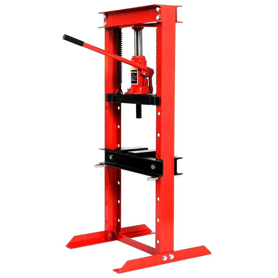 VOLTZ tools 12 Ton Hydraulic Floor Shop Press H-Frame w/Heavy Duty Steel Plates