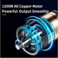 VOLTZ Mini Vaccum Cleaner/Dusct Collector 1200w 23000rpm Suitable for wood working machines like Table saws, Wood Band saw 220v