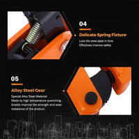 VOLTZ VZ-VH-2 Ton Vertical Plate Lifting Clamp – Heavy-Duty Lifting Power for Industrial Precision