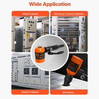 VOLTZ TPA-8 Hydraulic Knockout Metal Hole Punch Driver Kit Electrical Conduit Hole Cutter Set Metal Sheet Puncher Cutter Dies  1/2 to 2 inch (TPA-8 Orange)