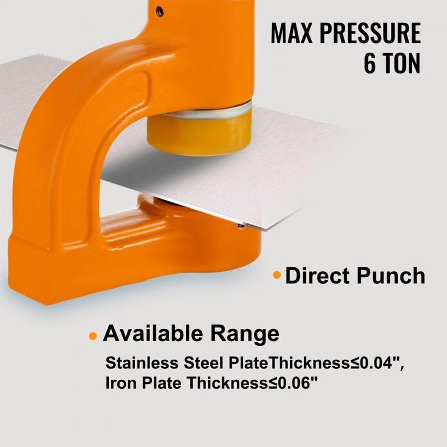 VOLTZ SYD-25 (16/20/22/25/32) Hydraulic Knockout Punches Hole Punching for Iron Plate Electric Box Bridge (with 5 Pairs of Molds)