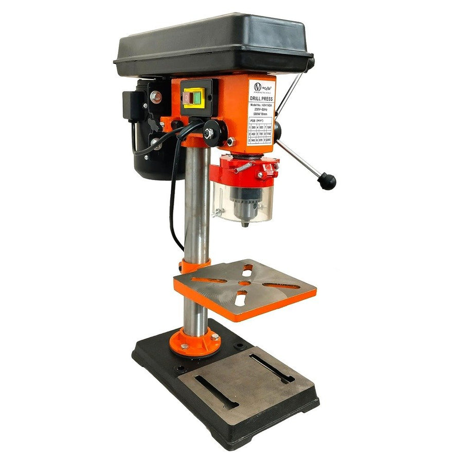 VOLTZ VZ 4116QA Drill 9 Level Speed Mini Bench Drill 16mm Chuck Machine 500w Motor 280-2350rpm Bench Top Mounted Press