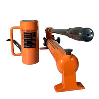 VOLTZ VZ-RSC-20150 Hydraulic Lifting Jack with CP 700 Hydraulic Pump Single Acting Ram 150mm Lifting Hydraulic Cylinder Jack Solid with Hand Pump 20 TON (6inch)