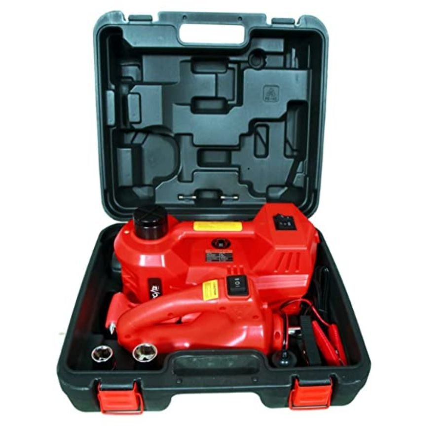 VOLTZ TY45EJS 5 Ton 12V Electric Car Jack with Impact Wrench | Portable Emergency Repair Kit for Cars & SUVs
