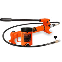 VOLTZ VZ-SN-30100 Hydraulic Lifting Jack with CP-700 Hydraulic Pump Single Acting Lock Nut lifting Stroke 100MM Lift Cylinder Jack Solid 30TON (4inch)