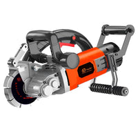 VOLTZ WC-133X Electric wall chaser machine 6000W with 5 Blade groove cutting machine slotting electric wall chaser 220V, 6500RPM marble cutter Machine