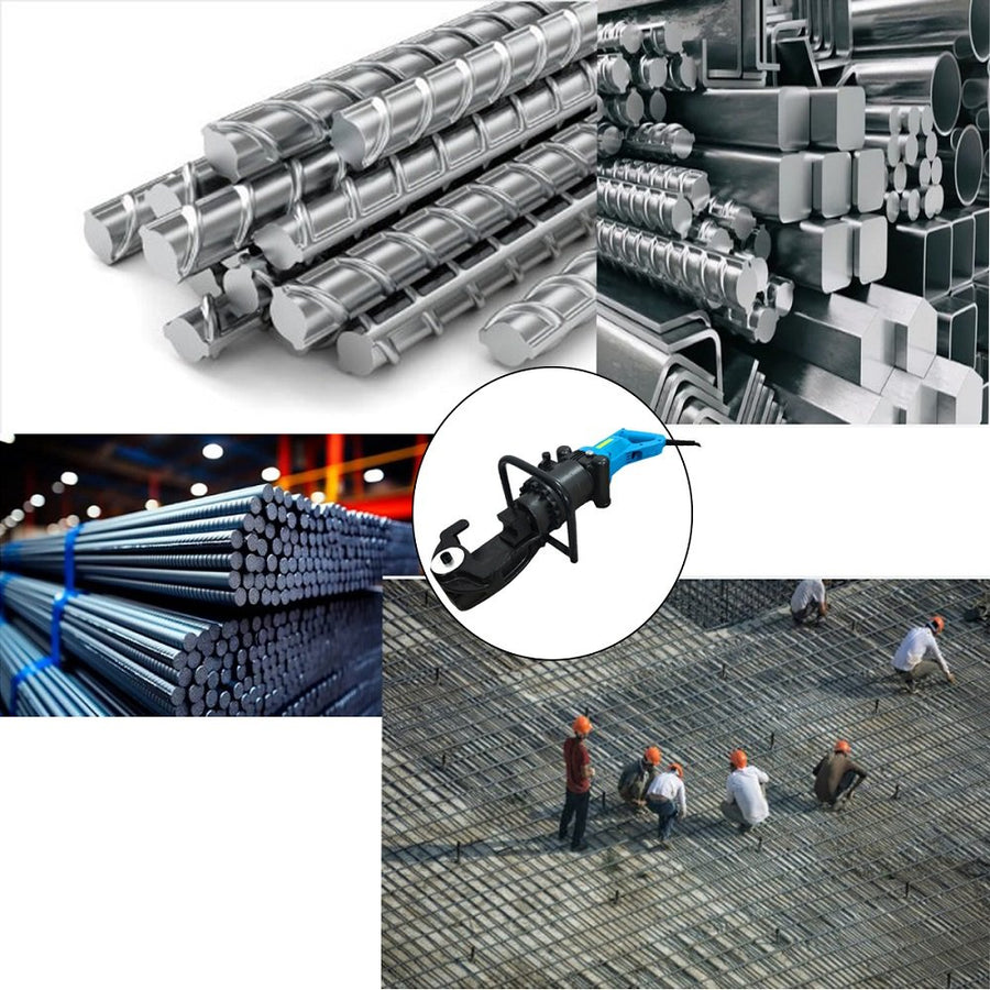 VOLTZ RB-25 Hydraulic Rebar Bender & Straightener 220V 16-25 MM Bar Bending Hand Hold Portable Iron Bar Bending Straight Machine