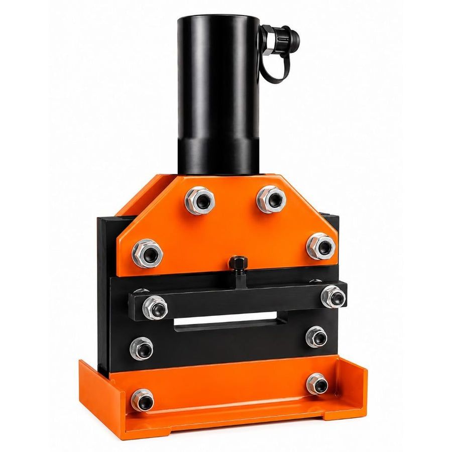 VOLTZ VBC-200 Hydraulic Copper Busbar Cutter Bus Bar Aluminum cutting Tool Sets for 12mm Max of Sheet with CP-700 Manual Hydraulic Pump(35Ton)