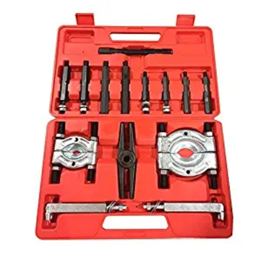 VOLTZ DN-D1013 14 Pcs Bearing Puller Capacity Separator Wheel Hub Axle Puller Pinion Removal Splitter Tool Kit 14PCS…