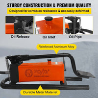 VOLTZ VZ-FP-700 Hydraulic Foot Pump Manual Operated Single Acting Industrial Foot Pump Tool Indoor and Outdoor