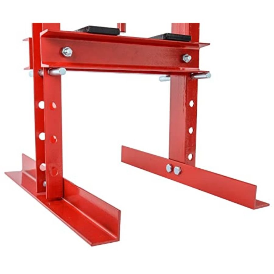 VOLTZ  6-Ton Hydraulic Shop Press Floor Press with Press Plates and H Frame is best for Gears and Bearings