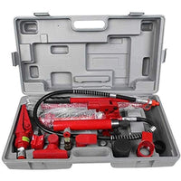 VOLTZ 4 Ton Porta Power Hydraulic Jack Kit | Heavy-Duty Auto Body Repair Tool with 2M Hose, Lift Ram & Storage Case