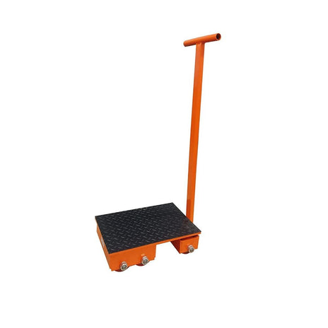 VOLTZ 15 TON CARGO TROLLEY WITH HANDLE 180 Degree Rotation Heavy Duty Industrial Machinery Mover Lifter Dolly Skate Roller