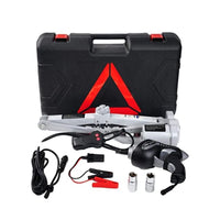 VOLTZ TY45EJS 5 Ton 12V Electric Car Jack with Impact Wrench | Portable Emergency Repair Kit for Cars & SUVs