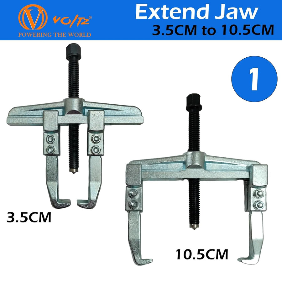 VOLTZ VZ-DN-D2025 Bearing Puller 2 Jaws & 12 pcs Bearing Puller Separate Desktop Bearing Disassamble Tool Auto Machine Repair Accessories for Pump Bearing Generator Bearings