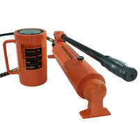 VOLTZ VZ-RSC-50150 Hydraulic Lifting Jack with CP 700A Hydraulic Pump Single Acting Ram 150mm Lifting Hydraulic Cylinder Jack Solid with Hand Pump 50 TON (6inch)