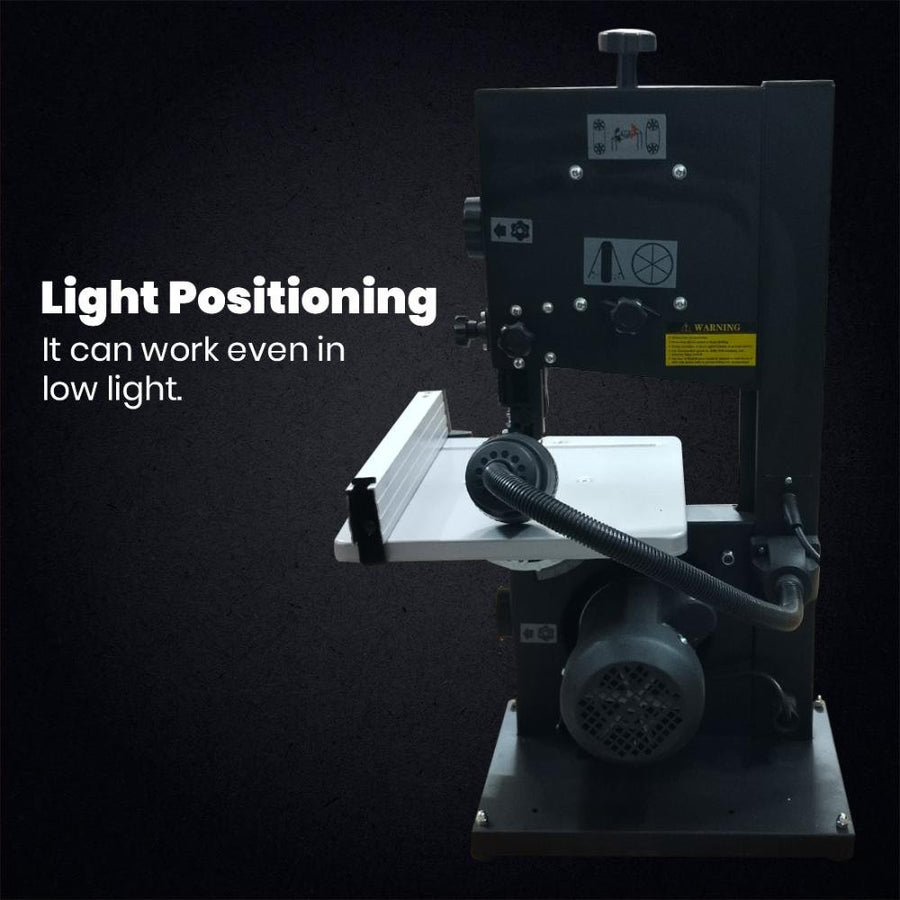 VOLTZ VZ-BS200 8 In. 350w Benchtop Band Saw for Woodworking, Black (VZ-BS8)