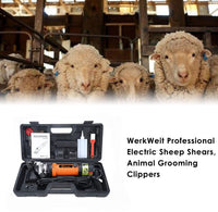 VOLTZ Sheep Clipper 13 Straight Teeth 690W 2400 RPM Electric Professional Heavy Duty Animal Clippers Grooming Clippers for Shaving Thick Hair in Sheep, Goats and Pet Livestock