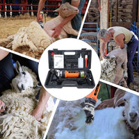 VOLTZ Sheep Clipper 13 Straight Teeth 690W 2400 RPM Electric Professional Heavy Duty Animal Clippers Grooming Clippers for Shaving Thick Hair in Sheep, Goats and Pet Livestock