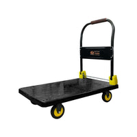 VOLTZ VZ-VHT-400 Trolley Moving Platform Hand Trolley, Material - Plastic, Foldable for Easy Storage and 360 Degree Swivel Wheels with 400kg Weight Capacity