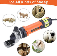 VOLTZ Sheep Clipper 13 Straight Teeth 690W 2400 RPM Electric Professional Heavy Duty Animal Clippers Grooming Clippers for Shaving Thick Hair in Sheep, Goats and Pet Livestock