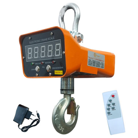 VOLTZ VZ-CS1Ton  Digital Scale 2200lb/1000Kg Digital Hanging Scale Industrial Heavy Duty Crane Scale with Remote Control