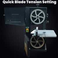 VOLTZ VZ-BS200 8 In. 350w Benchtop Band Saw for Woodworking, Black (VZ-BS8)