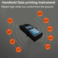VOLTZ VZ-CS 10 Ton Digital Scale With YTK-1100 Handheld Data Printing Instrument 22000lb/10000Kg Digital Hanging Scale Industrial Heavy Duty Crane Scale with Remote Control