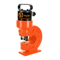 VOLTZ CH-60 + CP-700 Hand Pump Hydraulic Knockout Punch Tool 31 Ton Hole Digger Force Puncher Iron Plate Max 10mm Thickness Hole Punching Machine