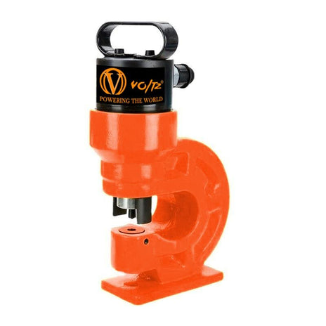 VOLTZ CH-60 + CP-700 Hand Pump Hydraulic Knockout Punch Tool 31 Ton Hole Digger Force Puncher Iron Plate Max 10mm Thickness Hole Punching Machine