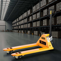 VOLTZ PT-3 Ton Hydraulic Hand Pallet Truck 3000kg Lift Height 200mm, Fork Size 1350x540x12000mm Heavy Duty 3 Stage Lever Manual Use for Warehouse, Factory Operations
