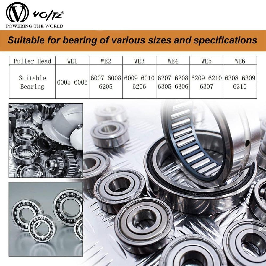 VOLTZ VZ-DN-D3002 Multi Universal bearing Disassembly Puller Inner Hole Puller Removal Tool Three-jaw Puller Set