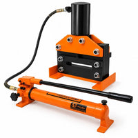 VOLTZ VBC-200 Hydraulic Copper Busbar Cutter Bus Bar Aluminum cutting Tool Sets for 12mm Max of Sheet with CP-700 Manual Hydraulic Pump(35Ton)