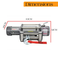 Voltz RUNVA EWX 13500U 12V Electric winch (6136kg)