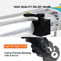 VOLTZ RB-32 Hydraulic Rebar Benders & Straightener Heavy duty 220V, 16-32 MM Hand Hold Portable Rebar Bender, Bar Bending Machine for Rebar, Steel Bar, Steel Rod