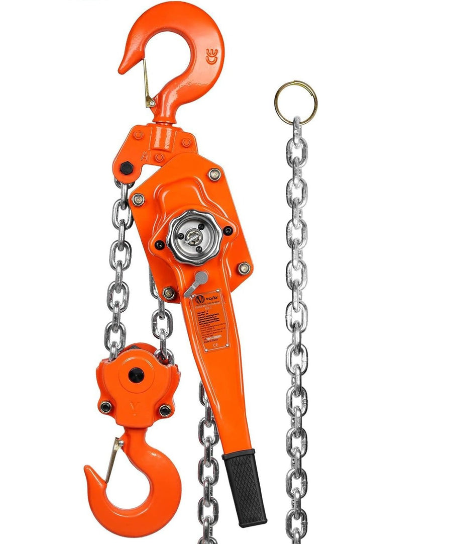 VOLTZ 6 Ton × 1.5 M Ratchet Lever Chain Hoist – Extreme Lifting Power, Industrial Durability & Precision Control