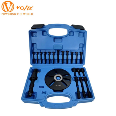 VOLTZ VZ-9009 Harmonic Balancer Puller Removal & Install Tool Kit Flywheel Remover Crankshaft Pulley Removal Installation Set Universal Harmonic Balancer, Gear Pulleys, Steering Wheel Pulling Set