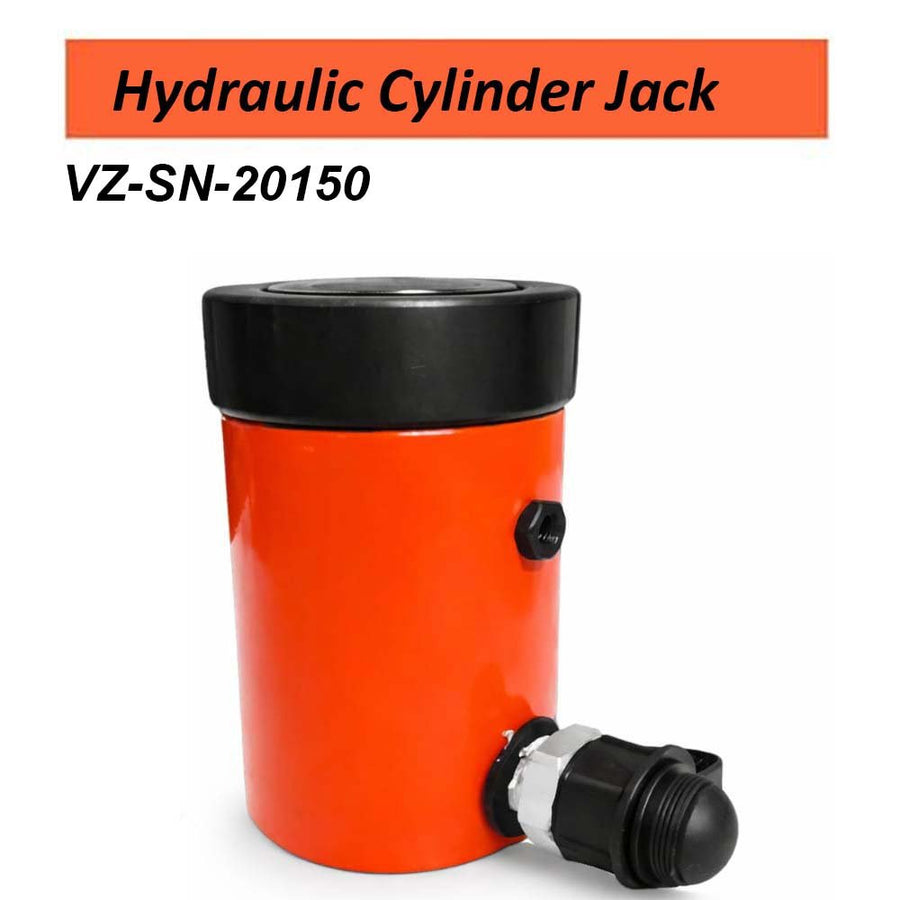 VOLTZ VZ-SN-1050 Hydraulic Lifting Jack with CP-180 Hydraulic Pump Single Acting Lock Nut lifting Stroke 50MM Lift Cylinder Jack Solid 10TON (2inch)