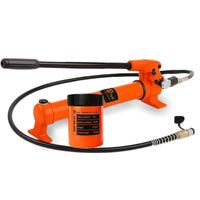 VOLTZ VZ-SN-3050 Hydraulic Lifting Jack with CP-700 Hydraulic Pump Single Acting Lock Nut lifting Stroke 50MM Lift Cylinder Jack Solid 10TON (2inch)