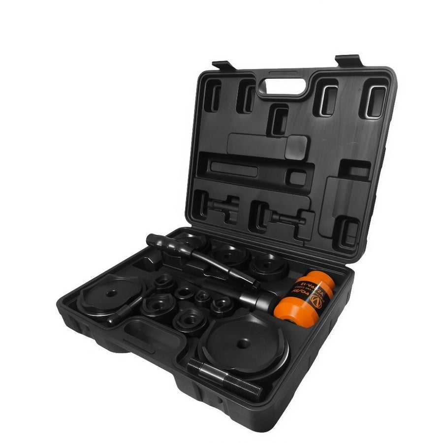 VOLTZ-TPA-12 Hydraulic Knockout Metal Hole Punch Driver Kit Electrical Conduit Hole Cutter Set Metal Sheet Puncher Cutter Dies 1/2 to 4 inch (TPA-12 Orange)