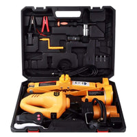 VOLTZ TY35SP 2 Ton 12V Electric Scissor Jack with Impact Wrench & Inflator Pump 3-in-1 Portable Car Repair Tool Kit