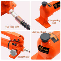 VOLTZ  RSC 5050700 Hydraulic cylinders 50T 2Inch Stroke Hydraulic Cylinder Jack Solid With Hand pump Single Acting Hydraulic Ram Cylinder 50mm Hydraulic Lifting Cylinders (50T 2Inch)