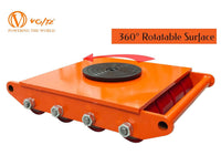 VOLTZ VZ-CRD-24 ton (52800lb) Cargo Trolley Heavy Duty Machine Dolly Skate Roller Machinery Mover Cargo Trolley