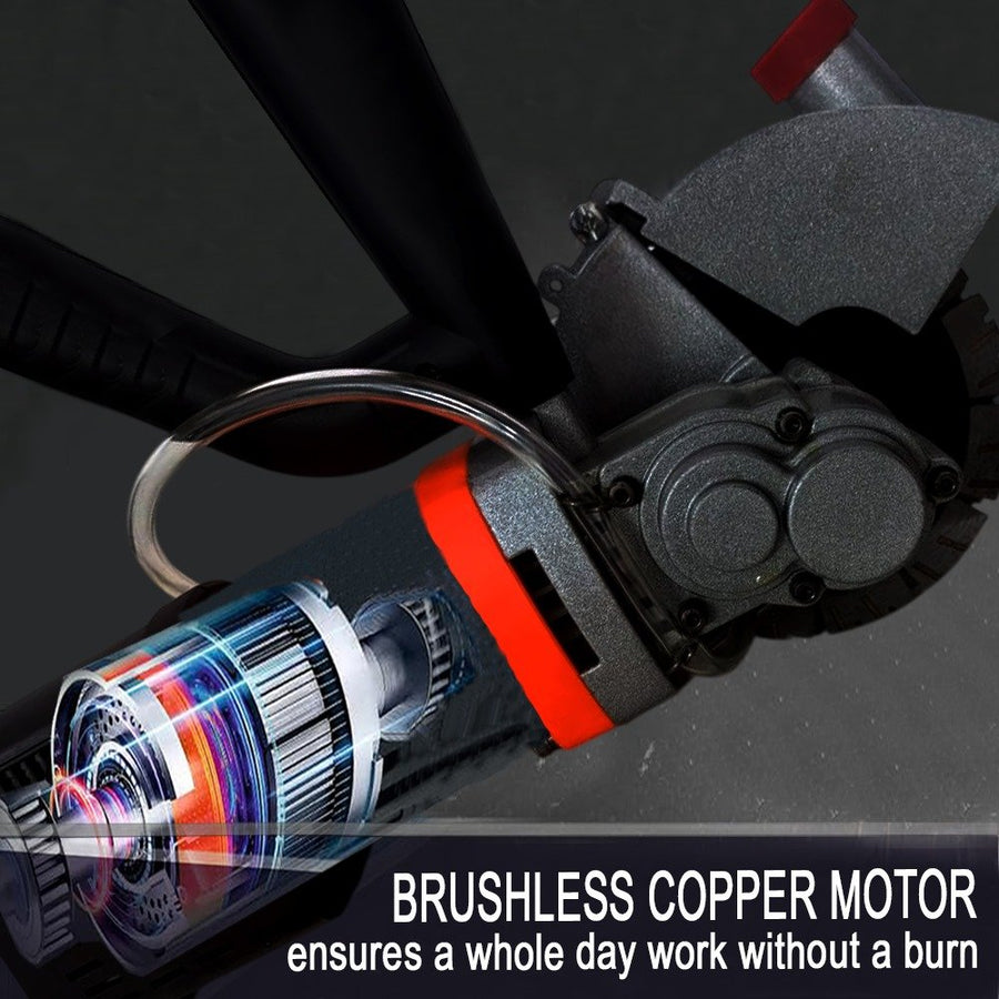 VOLTZ BWC-156 Brushless Wall chaser machine 6500W with 5 Blade groove cutting machine slotting electric wall chaser 220V, 6300 RPM marble concrete cutter Machine