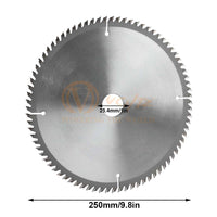 VOLTZ Table Saw Blade 254mm/10 inch, 60T Steel Wood Cutting Suitable with (VZ-WTS254 Table Saw) (Blade Pack of-1)