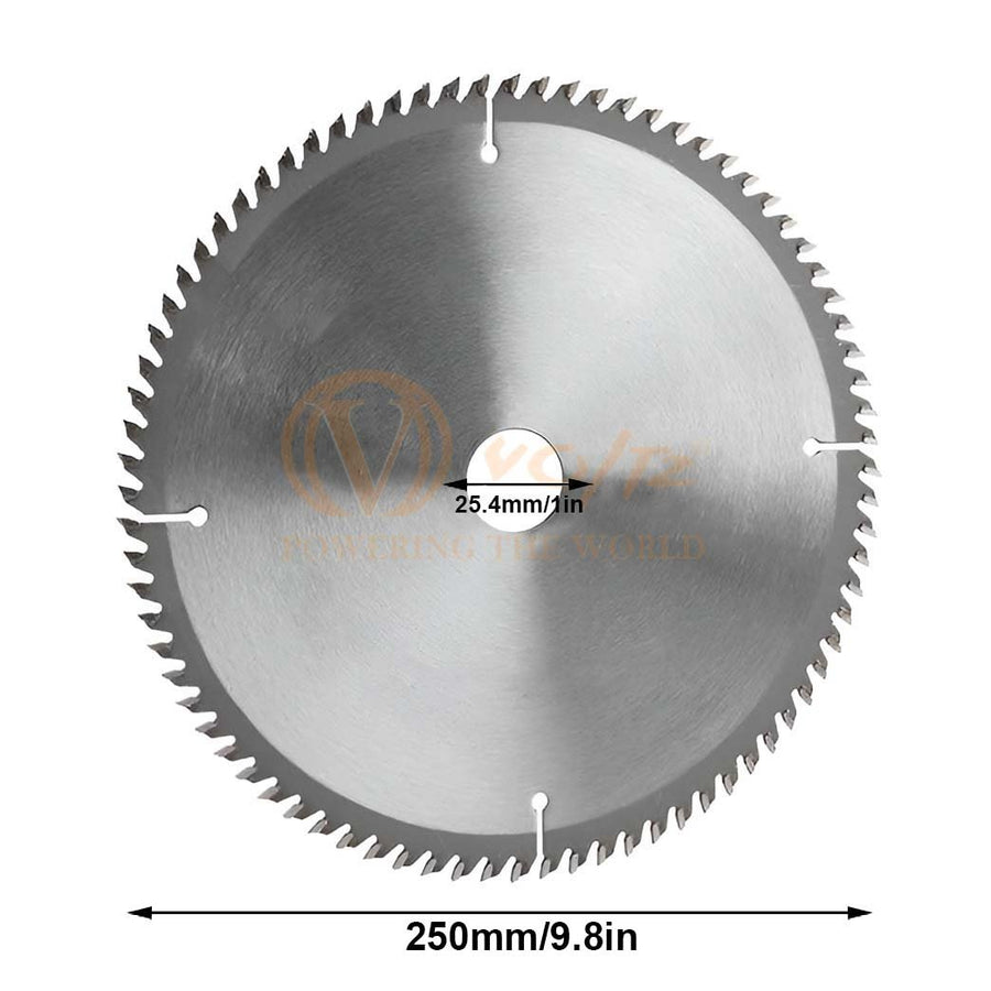 VOLTZ Table Saw Blade 254mm/10 inch, 60T Steel Wood Cutting Suitable with (VZ-WTS254 Table Saw) (Blade Pack of-1)