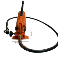VOLTZ VZ-RCH-10075 Hydraulic Hollow Hole Cylinder Jack with CP 700A Hydraulic Pump Single Acting Ram 75mm Lifting Hydraulic Cylinder Jack Solid with Hand Pump 100 TON (3inch)