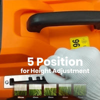 VOLTZ VZ-LM2400 Electric Lawn Mower 17 Inch Blade | Grass Cutting Machine with 52L Grass Catcher Bag | Adjustable Height Lawn Mower Electric for Garden, Yard, and Farm (Single Phase 2400W Motor)